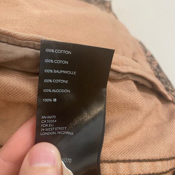 Free People Snake Print Jean Jacket Womens Size Small Denim Reptile Fall Cotton - Picture 6 of 6